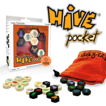 Jogo Hive Pocket : Incluso Expansões Mosquito e Joaninha