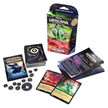 Jogo Lorcana : The First Chapter Starter Deck Cruella de Vil e Aladdim (Inglês)