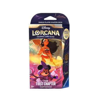 Jogo Lorcana : The First Chapter Starter Deck Moana e Mickey Mouse (Inglês)