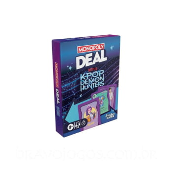 Jogo Monopoly Deal Guerreiras do K-Pop 