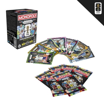 Jogo Monopoly Panini Prizm Fifa Edition Booster Pack 1 ( Legends +2026 WC Stars)