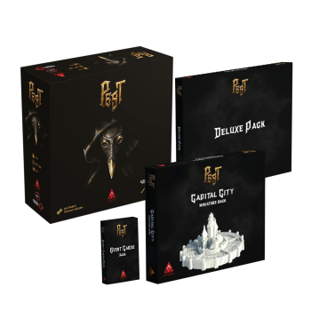 Jogo Pest Deluxe Pack + Capital City + Cartas de Eventos (Pre-venda)