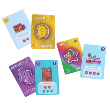 Jogo Point City + Expansão (4 fichas cívicas)