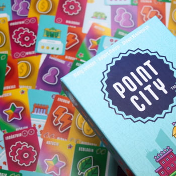 Jogo Point City + Expansão (4 fichas cívicas)