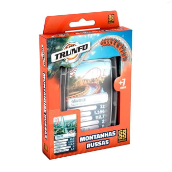 Jogo Super Trunfo Montanhas Russas