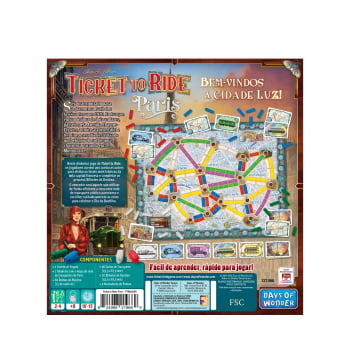 Jogo Ticket to Ride: Paris