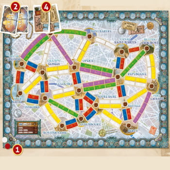 Jogo Ticket to Ride: Paris