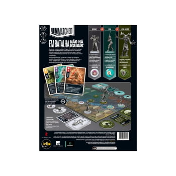 Jogo Unmatched : The Witcher – Aço e Prata + Sleeves Grátis
