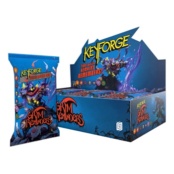 Keyforge Lembretes Sinistros Display com 12un Grátis kit de chaves de Metal 