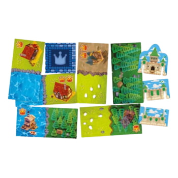 Jogo Kingdomino + Expansão "As Últimas Coroas"