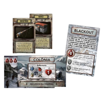 Kit Jogos Bucaneiros Collection : Balde de Caranguejo, Pool Party Stars, Frost Shelter, AmaZoom (Vol 1) + Sleeves Grátis e Kit de Promos