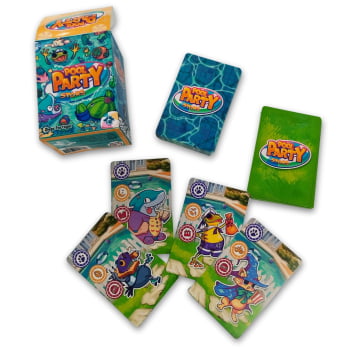Kit Jogos Bucaneiros Collection : Balde de Caranguejo, Pool Party Stars, Frost Shelter, AmaZoom (Vol 1) + Sleeves Grátis e Kit de Promos