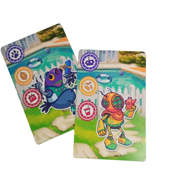 Kit Jogos Bucaneiros Collection : Balde de Caranguejo, Pool Party Stars, Frost Shelter, AmaZoom (Vol 1) + Sleeves Grátis e Kit de Promos