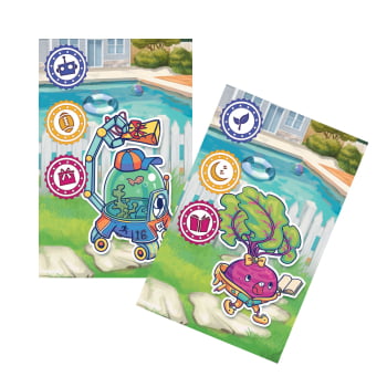 Kit Jogos Bucaneiros Collection : Balde de Caranguejo, Pool Party Stars, Frost Shelter, AmaZoom (Vol 1) + Sleeves Grátis e Kit de Promos