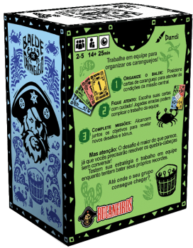 Kit Jogos Bucaneiros Collection : Balde de Caranguejo, Pool Party Stars, Frost Shelter, AmaZoom (Vol 1) + Sleeves Grátis e Kit de Promos