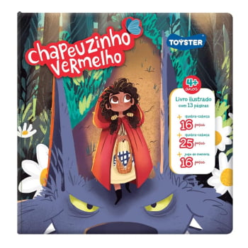 Livro Brinquedo Chapeuzinho Vermelho - Toyster Brinquedos Livro Brinquedo Chapeuzinho Vermelho - Toyster Brinquedos