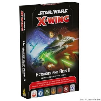 Star Wars: X-Wing 2.0 – Hotshots and Aces II Reinforcements Pack - Inglês Star Wars: X-Wing 2.0 – Hotshots and Aces II Reinforcements Pack - Inglês