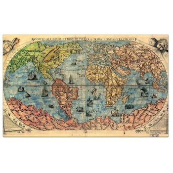 Quebra-Cabeça : Mapa Mundi 1565 - 2000 Peças