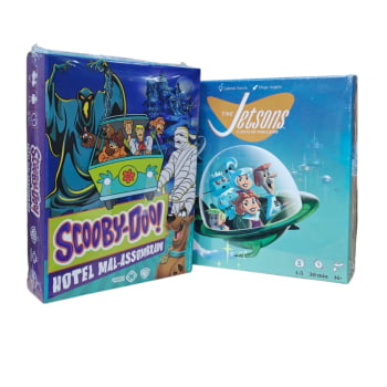 Scooby Doo (com carta Promo) + Os Jetsons (com carta Promo) 