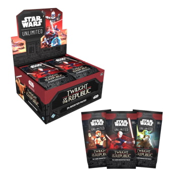 Star Wars: Unlimited - Twilight of the Republic: Booster Box ( Inglês) - Pre venda - Promoção somente até 22/09