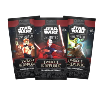 Star Wars: Unlimited - Twilight of the Republic: Booster Box ( Inglês) + Two Player Starter Gratis Intiative Token + Mini Box