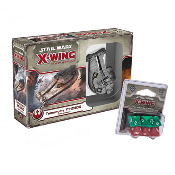 Star Wars X-Wing: Transporte YT-2400 + Kit de Dados Originais (Grátis)