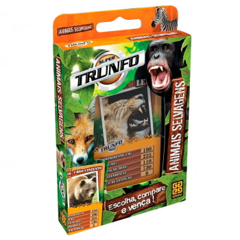 Jogo Super Trunfo - Animais Selvagens