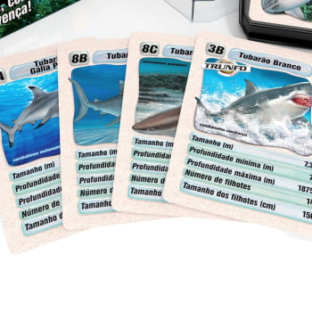 Jogo Super Trunfo  Tubarões