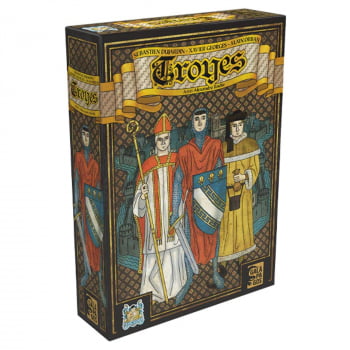 Troyes + Expansão As Damas de Troyes (Sleeves Grátis)