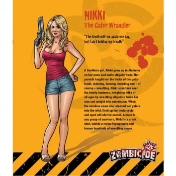 Expansão Zombicide - Nikki The Gator Wrangler 