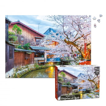 Quebra Cabeça - Cerejeiras de Kyoto 1000 Peças