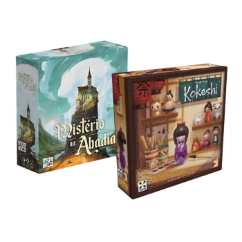 Misterio na Abadia + Kokeshi Misterio na Abadia + Kokeshi