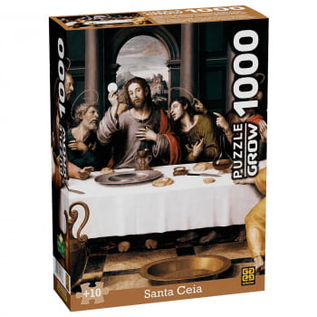 Quebra-Cabeça 1000 peças - Santa Ceia