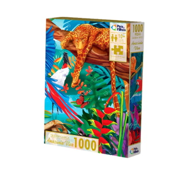 Quebra - Cabeça  : Amazônia Viva (1000 pçs)