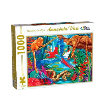 Quebra - Cabeça  : Amazônia Viva (1000 pçs)