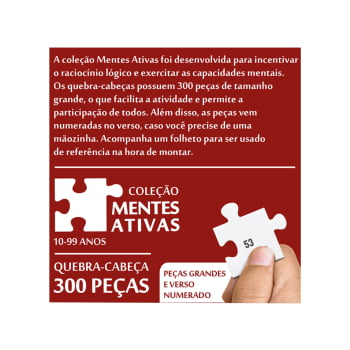 Quebra-Cabeça Arte Sacra - 300 Peças 