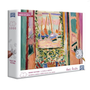 Quebra - Cabeça : Coleção Obras de Arte Matisse - A Janela (1000 pçs)