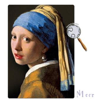 Quebra - Cabeça : Johannes Vermeer - Moça com o Brinco  de Pérola - Nano (500 pçs)