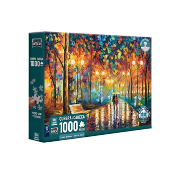 Quebra - Cabeça : Leonid Afremov - Som da Chuva (1000 pçs)