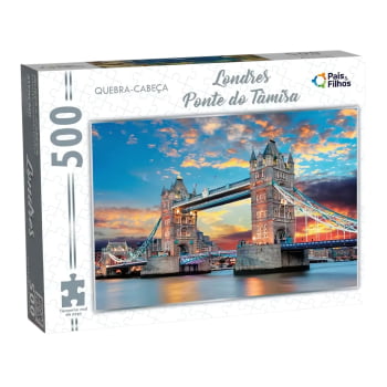 Quebra - Cabeça : Londres Ponto do Tâmisa (500 pçs)