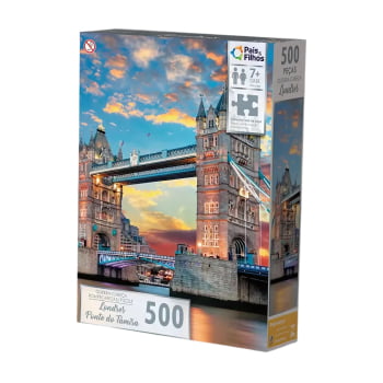 Quebra - Cabeça : Londres Ponto do Tâmisa (500 pçs)