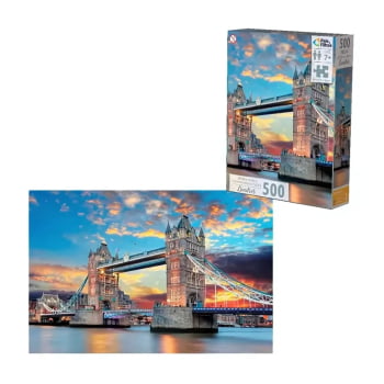 Quebra - Cabeça : Londres Ponto do Tâmisa (500 pçs)