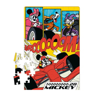 Quebra-Cabeça Mickey Fórmula 1 - 100 Peças