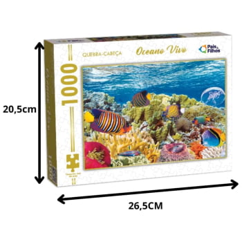 Quebra - Cabeça : Oceano Vivo (1000 pçs)