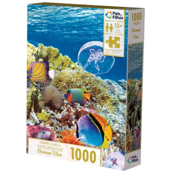 Quebra - Cabeça : Oceano Vivo (1000 pçs)