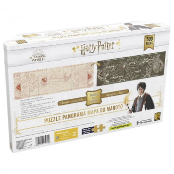 Quebra-Cabeça Panorama Harry Potter - Brilha no Escuro 500 Peças