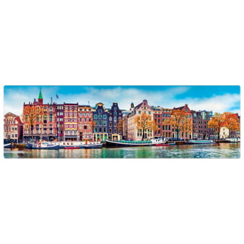 Quebra-Cabeça Panorâmico Amsterdã (1500 pçs)