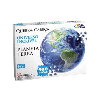 Quebra - Cabeça Redondo : Planeta Terra (500 pçs)
