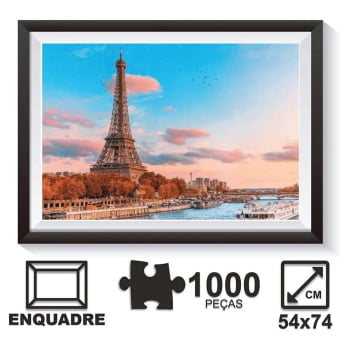 Quebra - Cabeça : Torre Eiffel (1000 pçs)