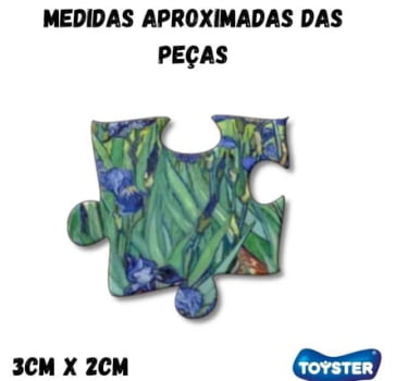 Quebra - Cabeça : Vincent Van Gogh - Lírios (500 pçs)
